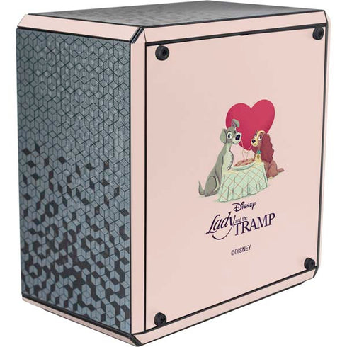 Disney Lady & The Tramp Spaghetti Dinner Cooler Master MasterBox Q300L Mini Tower Skin
