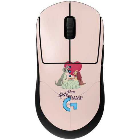 Disney Lady & The Tramp Spaghetti Dinner G Pro Wireless Gaming Mouse Skin