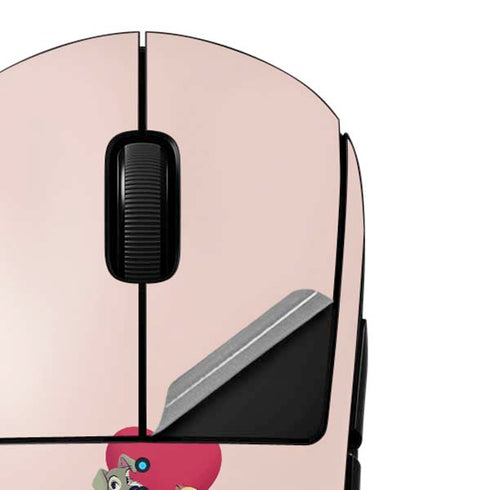 Disney Lady & The Tramp Spaghetti Dinner G Pro Wireless Gaming Mouse Skin