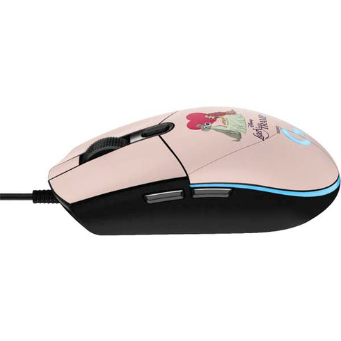 Disney Lady & The Tramp Spaghetti Dinner G203 Prodigy RGB Wired Gaming Mouse Skin
