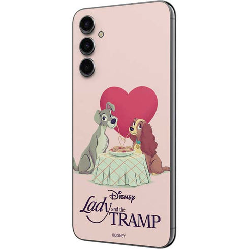 Disney Lady & The Tramp Spaghetti Dinner Galaxy A14 5G Skin