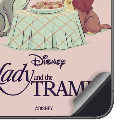 Disney Lady & The Tramp Spaghetti Dinner Galaxy A14 5G Skin