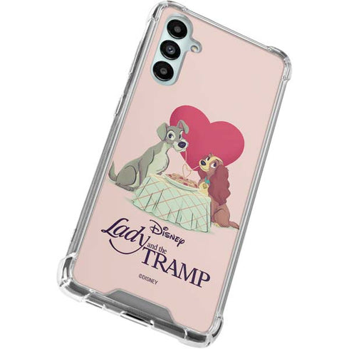 Disney Lady & The Tramp Spaghetti Dinner Galaxy A15 5G Clear Case
