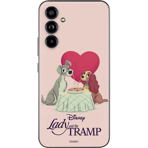 Disney Lady & The Tramp Spaghetti Dinner Galaxy A54 5G Skin