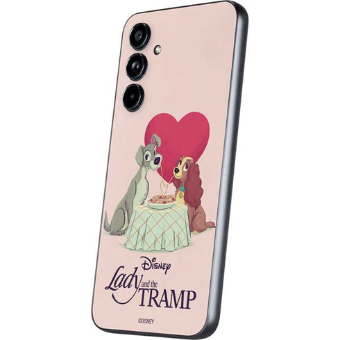 Disney Lady & The Tramp Spaghetti Dinner Galaxy A54 5G Skin