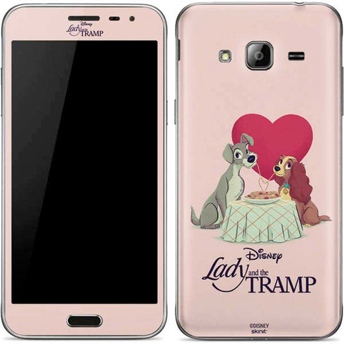 Disney Lady & The Tramp Spaghetti Dinner Galaxy J3 Skin