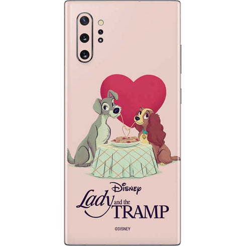 Disney Lady & The Tramp Spaghetti Dinner Galaxy Note 10 Plus Skin