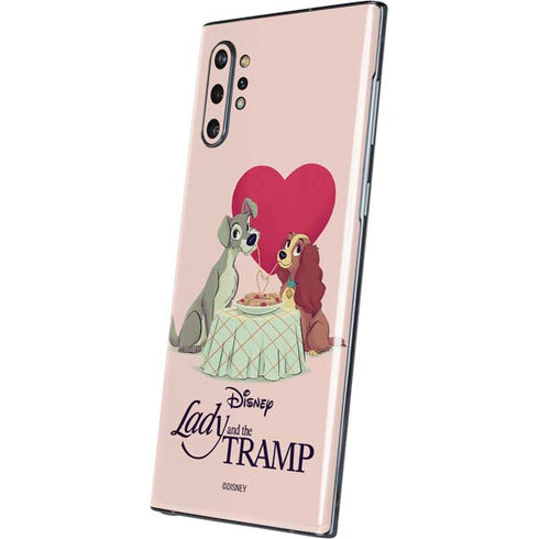 Disney Lady & The Tramp Spaghetti Dinner Galaxy Note 10 Plus Skin