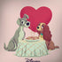 Disney Lady & The Tramp Spaghetti Dinner Galaxy Note 8 Skin