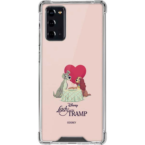 Disney Lady & The Tramp Spaghetti Dinner Galaxy Note20 5G Clear Case
