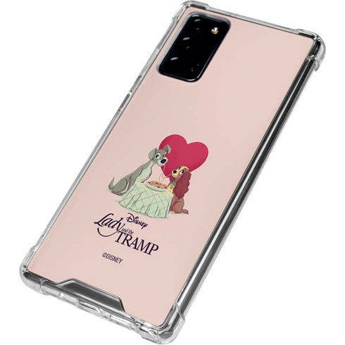 Disney Lady & The Tramp Spaghetti Dinner Galaxy Note20 5G Clear Case