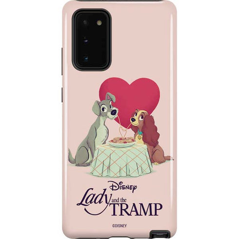 Disney Lady & The Tramp Spaghetti Dinner Galaxy Note20 5G Pro Case