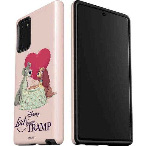 Disney Lady & The Tramp Spaghetti Dinner Galaxy Note20 5G Pro Case