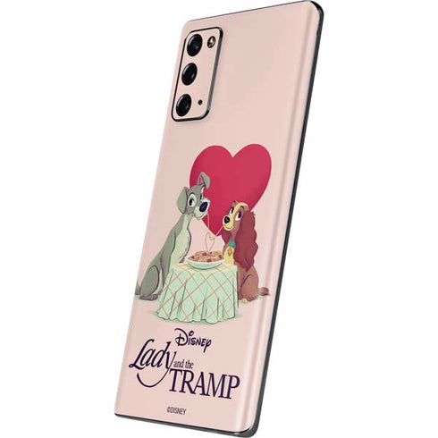 Disney Lady & The Tramp Spaghetti Dinner Galaxy Note20 5G Skin