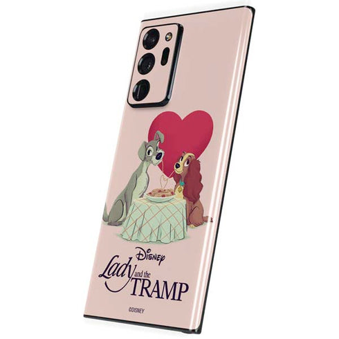 Disney Lady & The Tramp Spaghetti Dinner Galaxy Note20 Ultra 5G Skin
