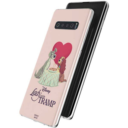 Disney Lady & The Tramp Spaghetti Dinner Galaxy S10 Plus Skin