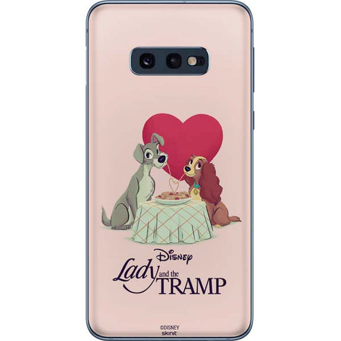 Disney Lady & The Tramp Spaghetti Dinner Galaxy S10e Skin
