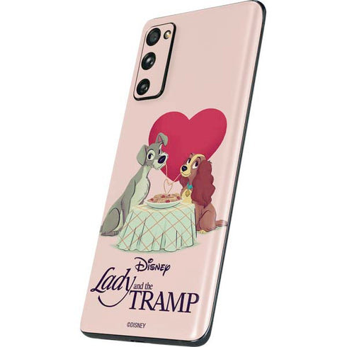 Disney Lady & The Tramp Spaghetti Dinner Galaxy S20 Fan Edition Skin