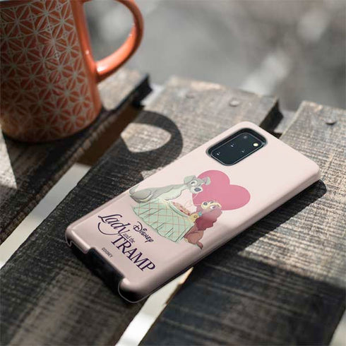 Disney Lady & The Tramp Spaghetti Dinner Galaxy S20 Plus Pro Case