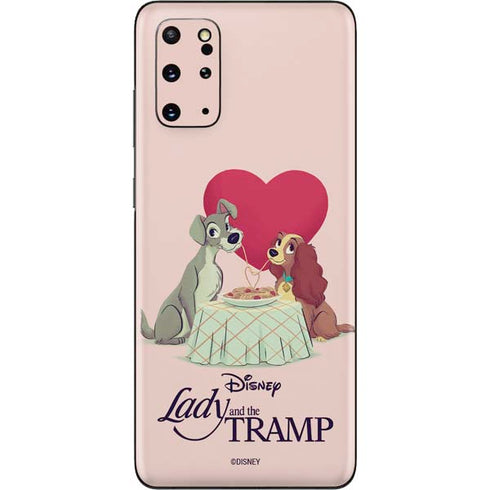Disney Lady & The Tramp Spaghetti Dinner Galaxy S20 Plus Skin