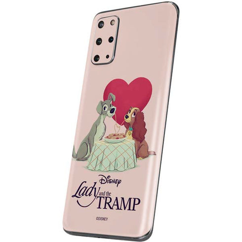 Disney Lady & The Tramp Spaghetti Dinner Galaxy S20 Plus Skin