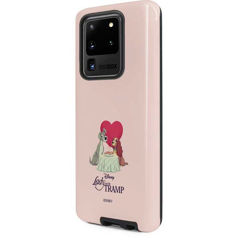 Disney Lady & The Tramp Spaghetti Dinner Galaxy S20 Ultra 5G Pro Case