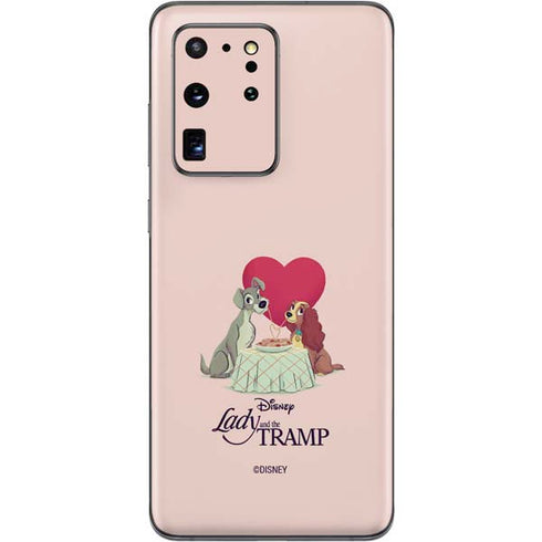 Disney Lady & The Tramp Spaghetti Dinner Galaxy S20 Ultra 5G Skin