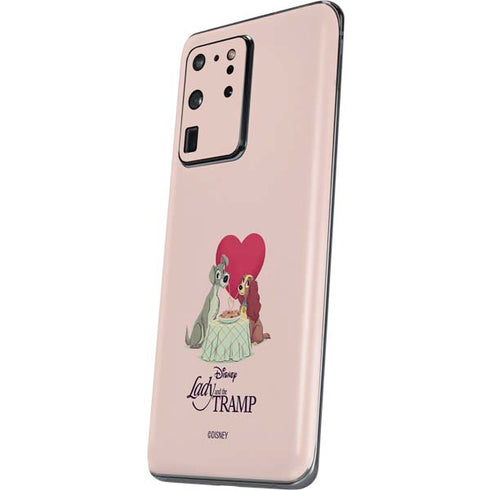 Disney Lady & The Tramp Spaghetti Dinner Galaxy S20 Ultra 5G Skin