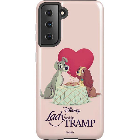 Disney Lady & The Tramp Spaghetti Dinner Galaxy S21 5G Pro Case