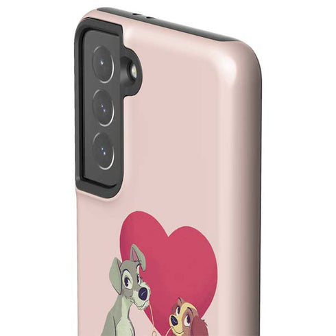 Disney Lady & The Tramp Spaghetti Dinner Galaxy S21 5G Pro Case