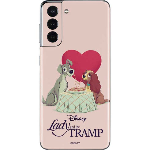Disney Lady & The Tramp Spaghetti Dinner Galaxy S21 5G Skin
