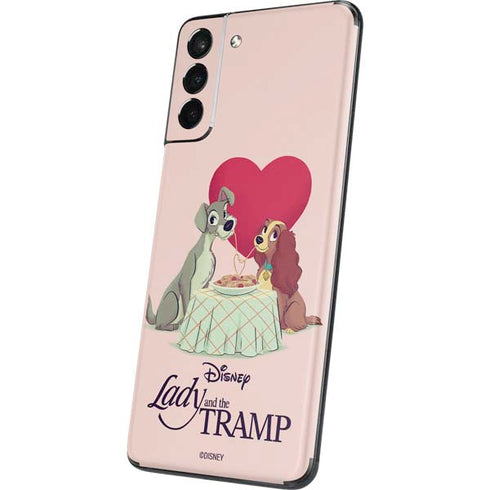Disney Lady & The Tramp Spaghetti Dinner Galaxy S21 5G Skin