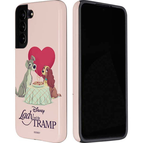 Disney Lady & The Tramp Spaghetti Dinner Galaxy S22 Plus Pro Case