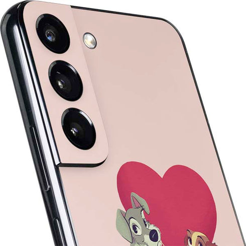 Disney Lady & The Tramp Spaghetti Dinner Galaxy S22 Plus Skin