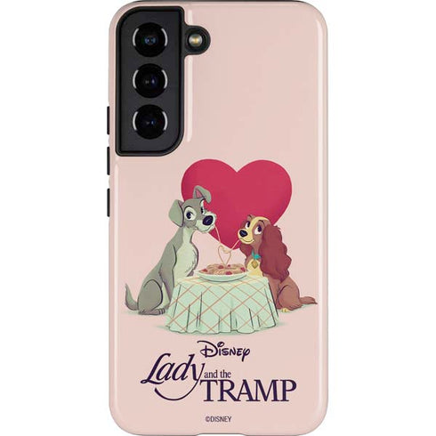 Disney Lady & The Tramp Spaghetti Dinner Galaxy S22 Pro Case
