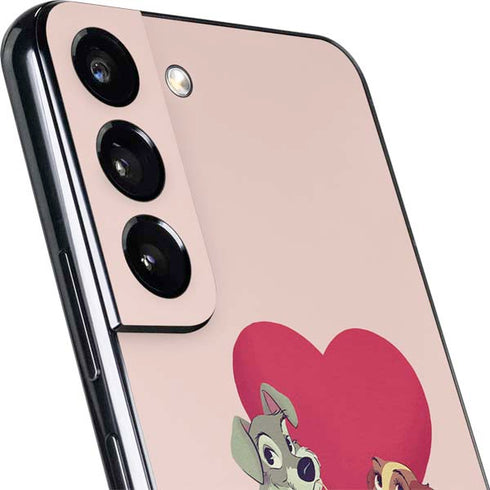 Disney Lady & The Tramp Spaghetti Dinner Galaxy S22 Skin