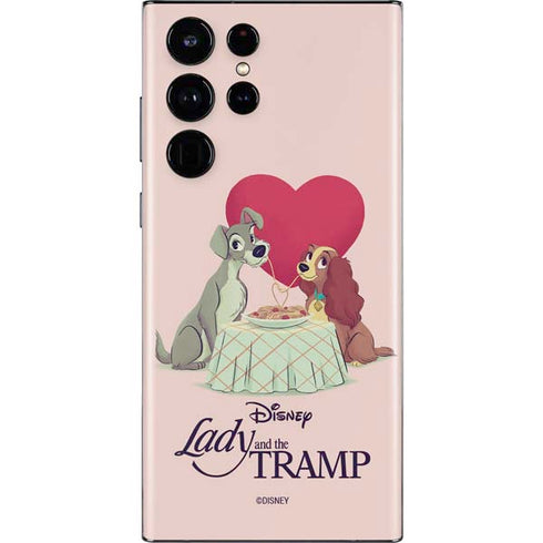 Disney Lady & The Tramp Spaghetti Dinner Galaxy S22 Ultra Skin