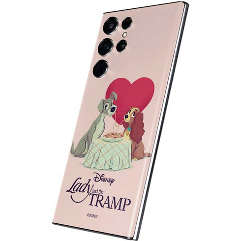 Disney Lady & The Tramp Spaghetti Dinner Galaxy S22 Ultra Skin