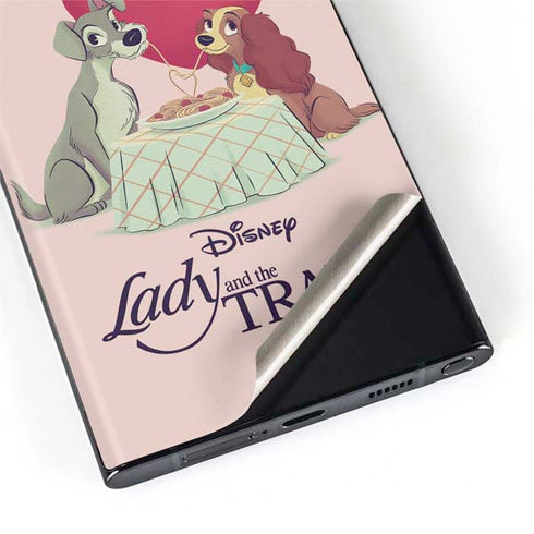 Disney Lady & The Tramp Spaghetti Dinner Galaxy S22 Ultra Skin