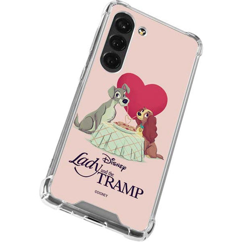 Disney Lady & The Tramp Spaghetti Dinner Galaxy S23 Clear Case