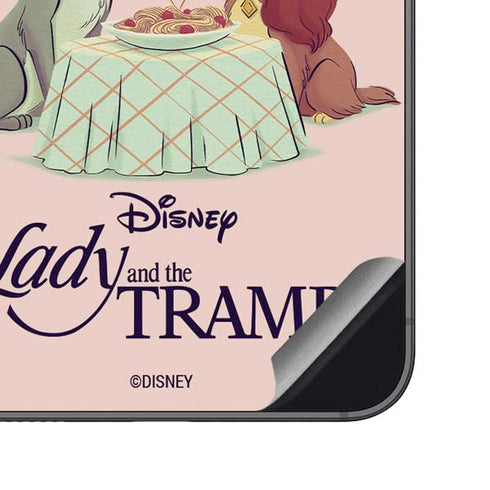 Disney Lady & The Tramp Spaghetti Dinner Galaxy S23 FE Skin