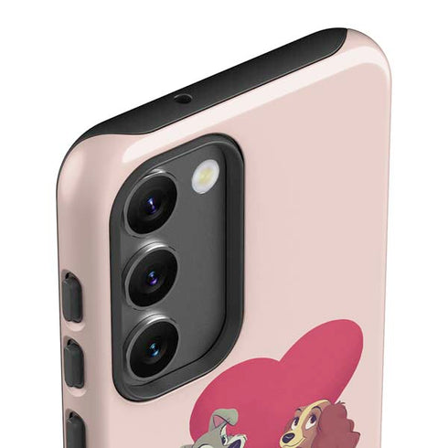 Disney Lady & The Tramp Spaghetti Dinner Galaxy S23 Plus Pro Case