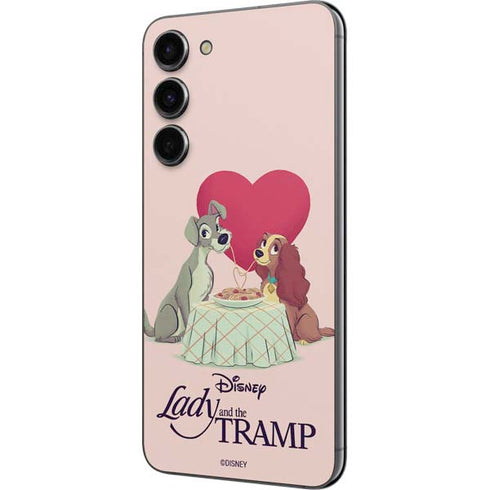 Disney Lady & The Tramp Spaghetti Dinner Galaxy S23 Plus Skin