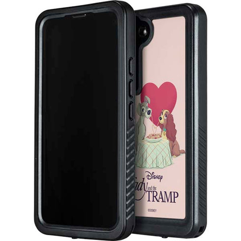 Disney Lady & The Tramp Spaghetti Dinner Galaxy S23 Plus Waterproof Case