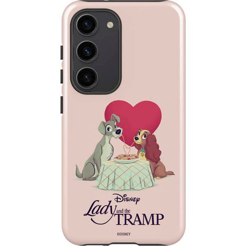 Disney Lady & The Tramp Spaghetti Dinner Galaxy S23 Pro Case