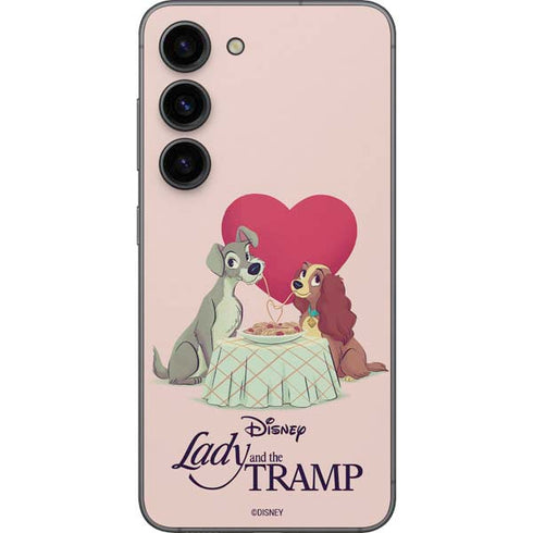 Disney Lady & The Tramp Spaghetti Dinner Galaxy S23 Skin
