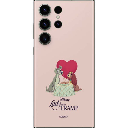 Disney Lady & The Tramp Spaghetti Dinner Galaxy S23 Ultra Skin