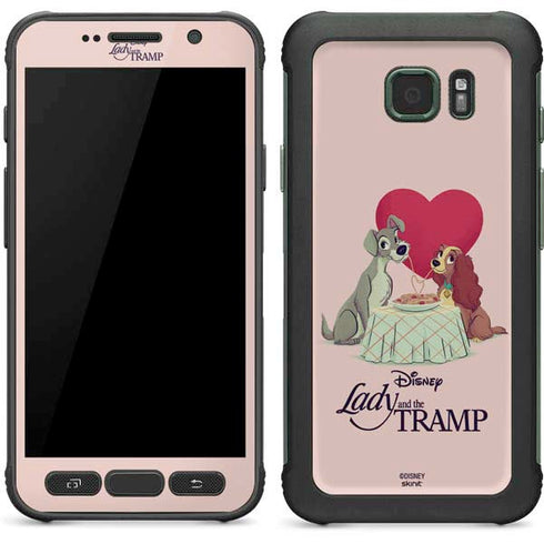 Disney Lady & The Tramp Spaghetti Dinner Galaxy S7 Active Skin