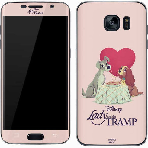 Disney Lady & The Tramp Spaghetti Dinner Galaxy S7 Skin