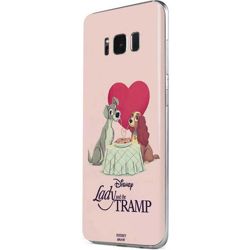 Disney Lady & The Tramp Spaghetti Dinner Galaxy S8 Plus Skin